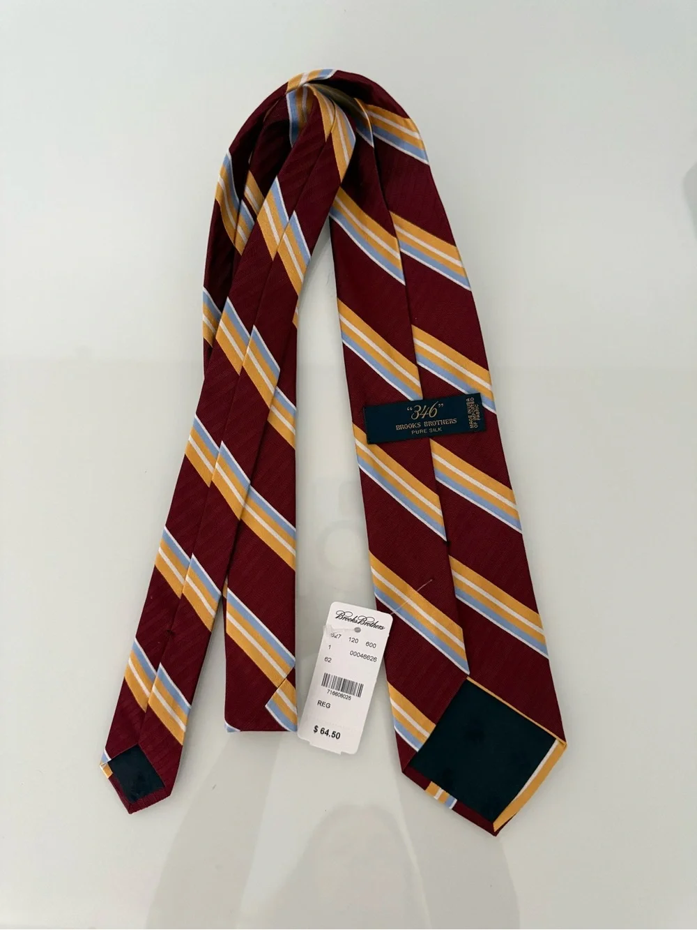 346 Brooks Brothers Silk Men's Tie